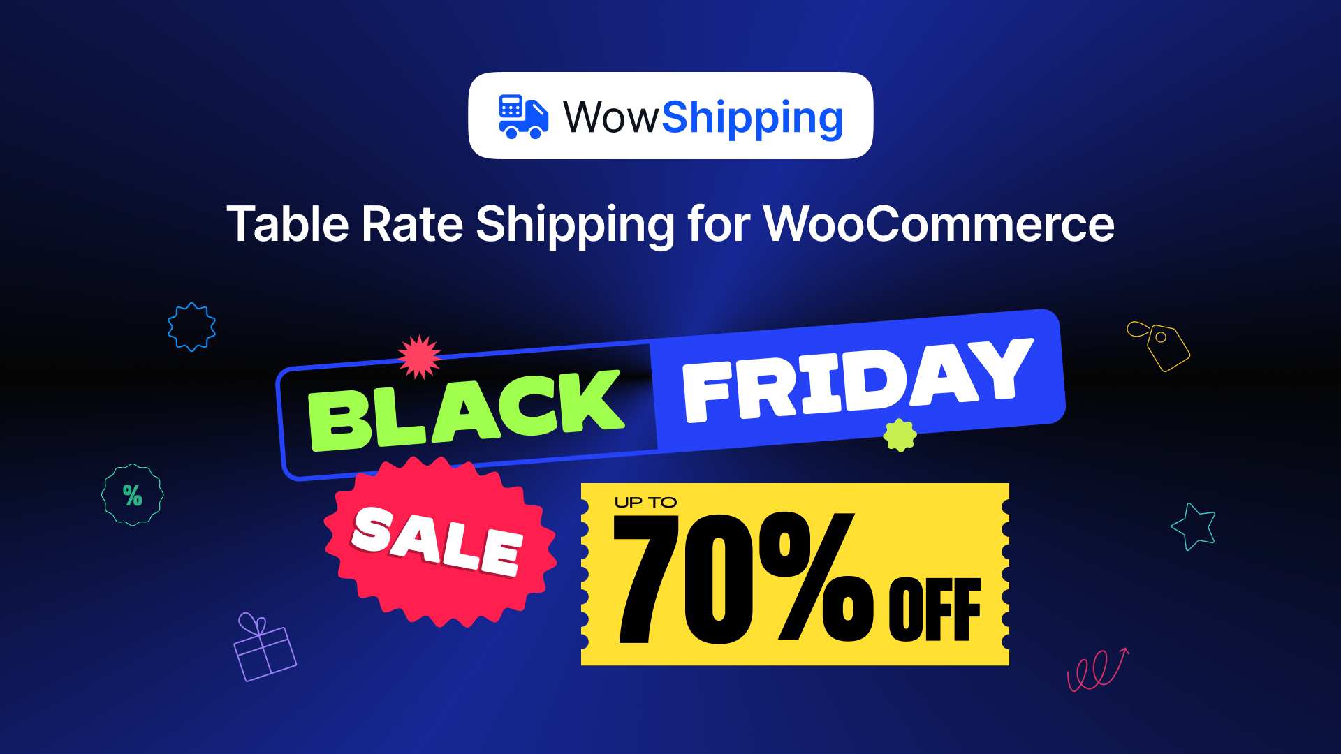 WowShipping Black Friday Deal 2025 with 70% discount