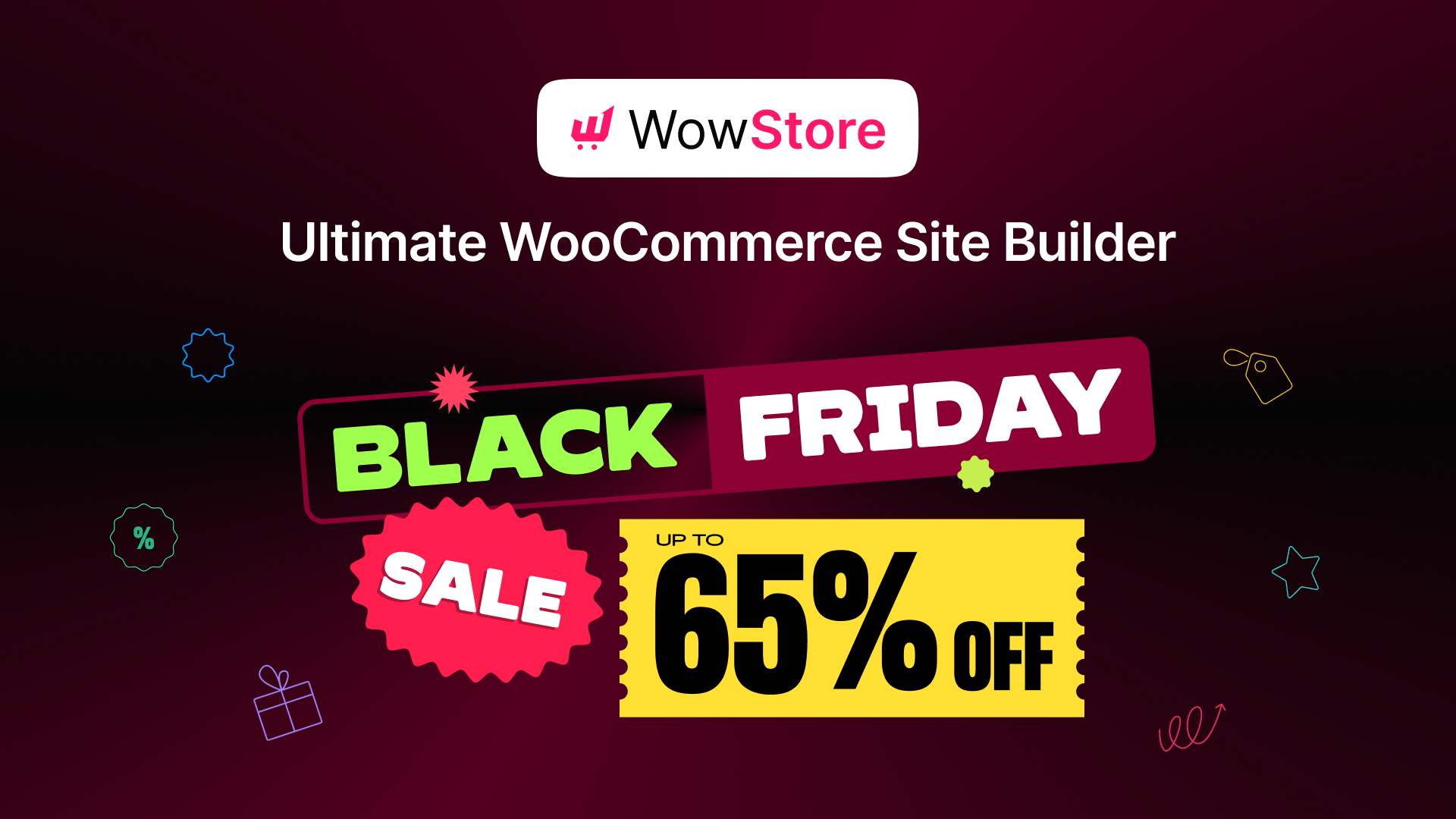 WowStore Black Friday Deal 2025 with 65% discount