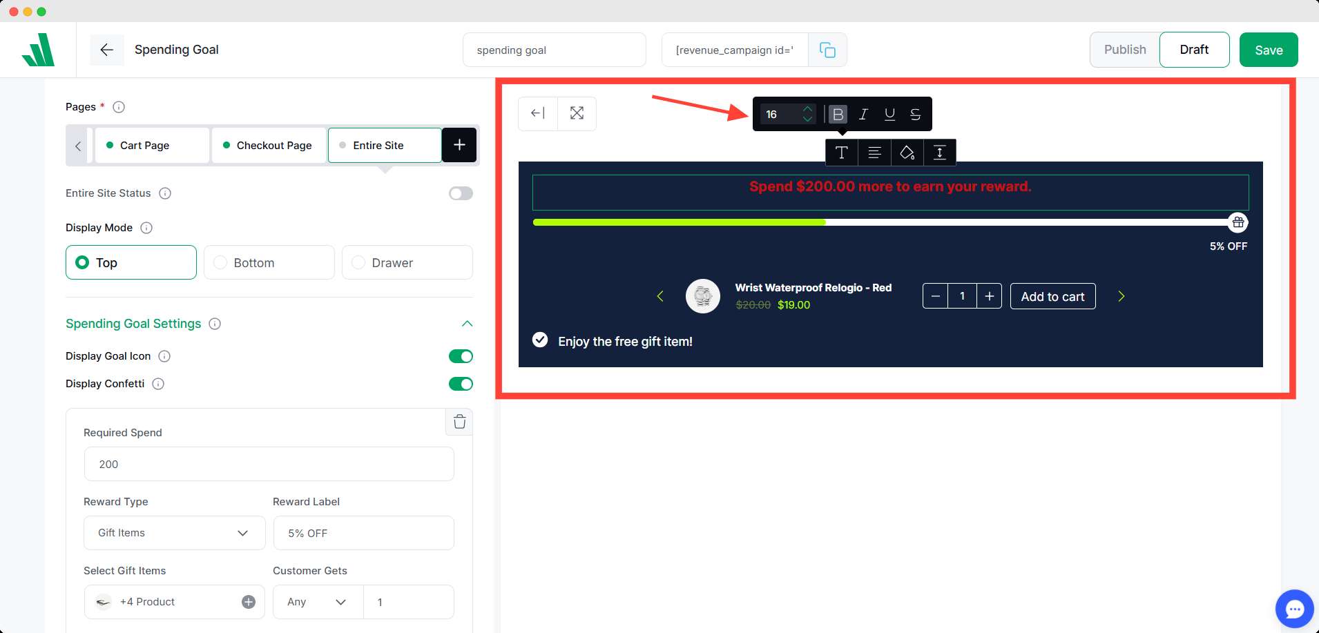 customize front end design