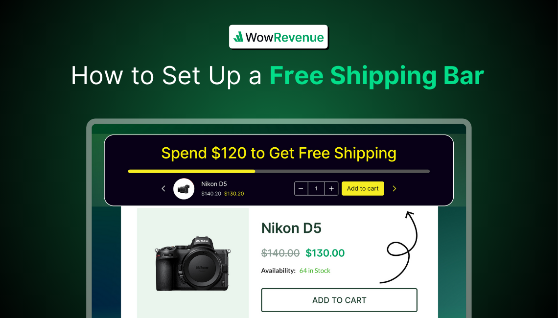 How to Set Up a Free Shipping Bar in WooCommerce