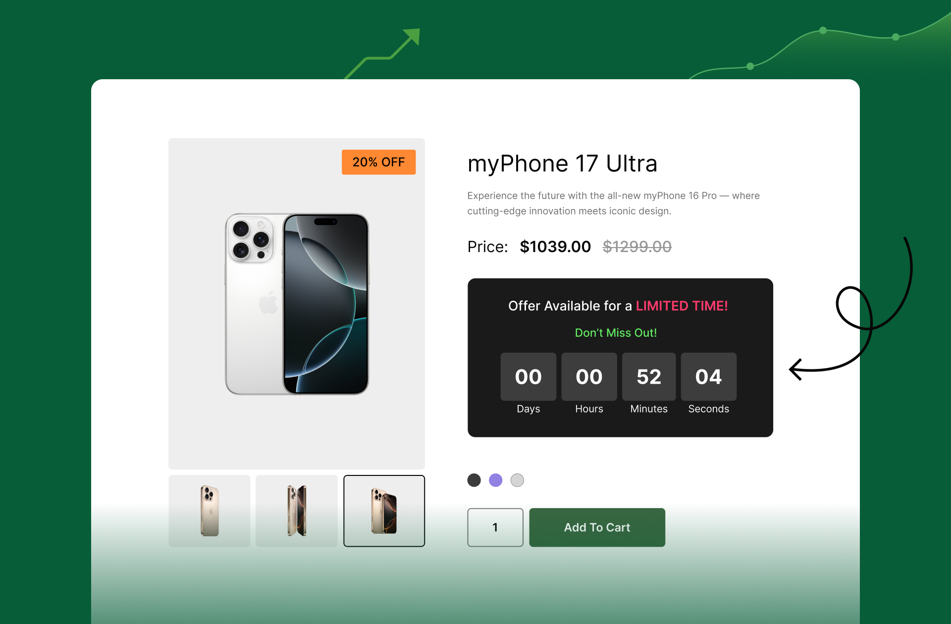 WooCommerce Sales Countdown Timer