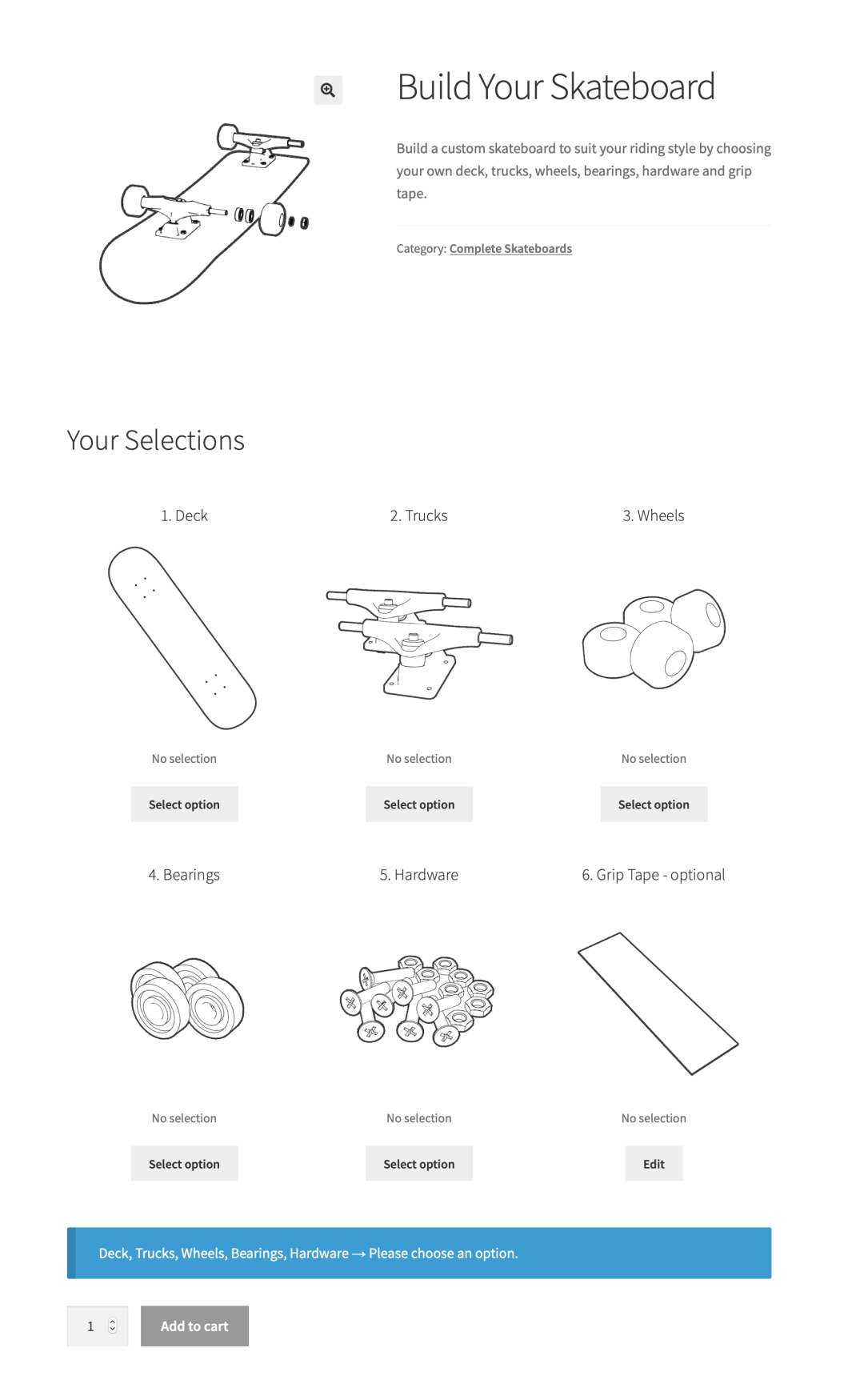 Multi-Part Products