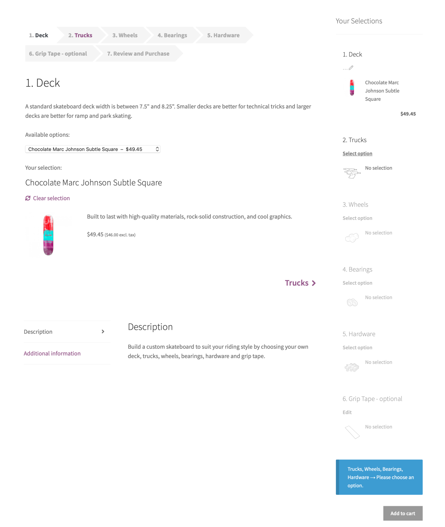 Step-by-Step Product Building