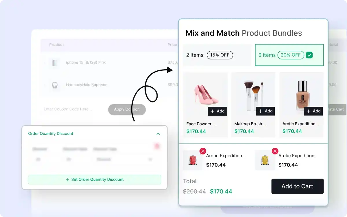 Setting Discounts for Mix and Match Products.