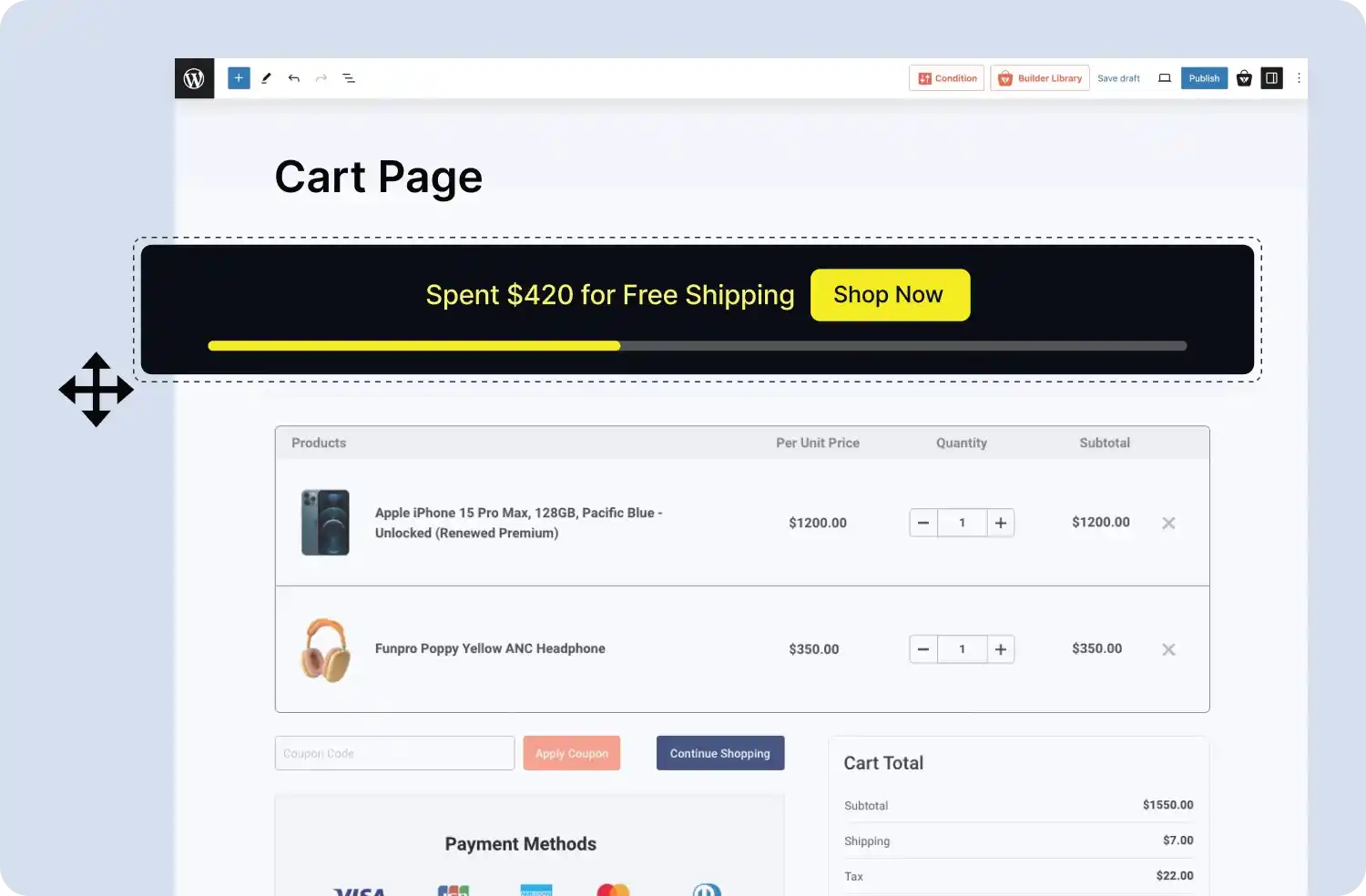 Cart Page