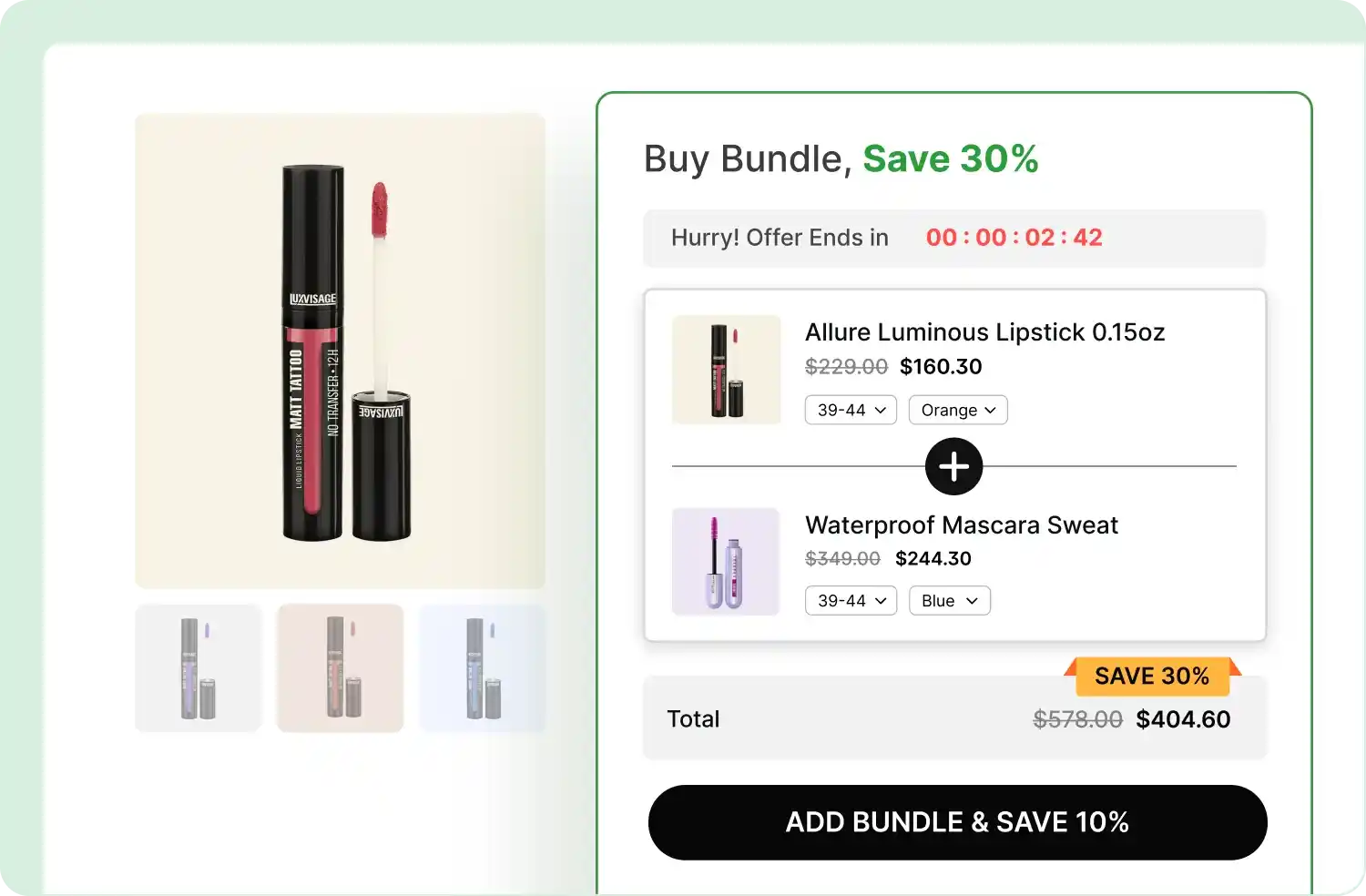 Product Bundle Discounts