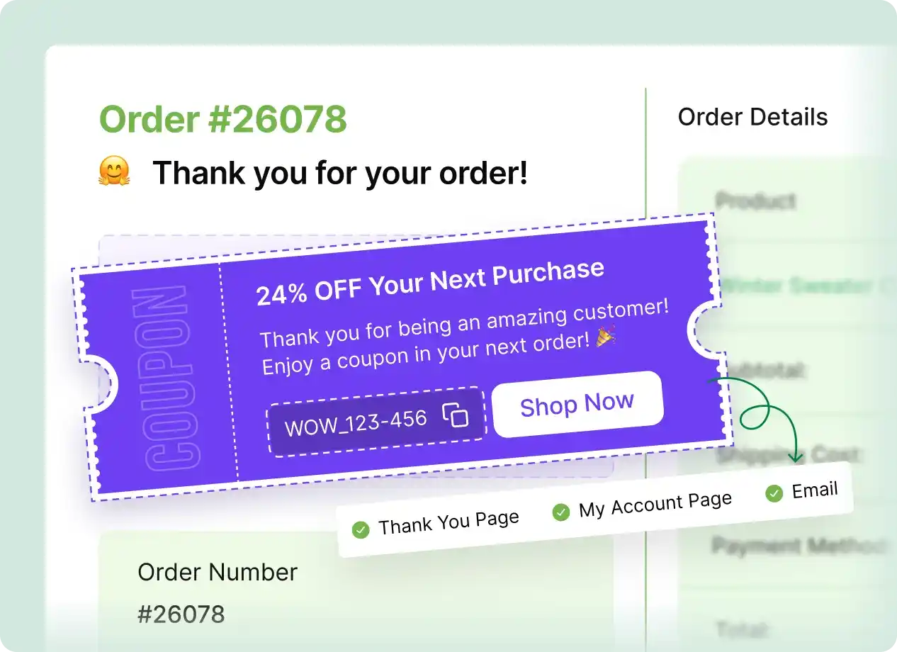 WooCommerce Next Order Coupon