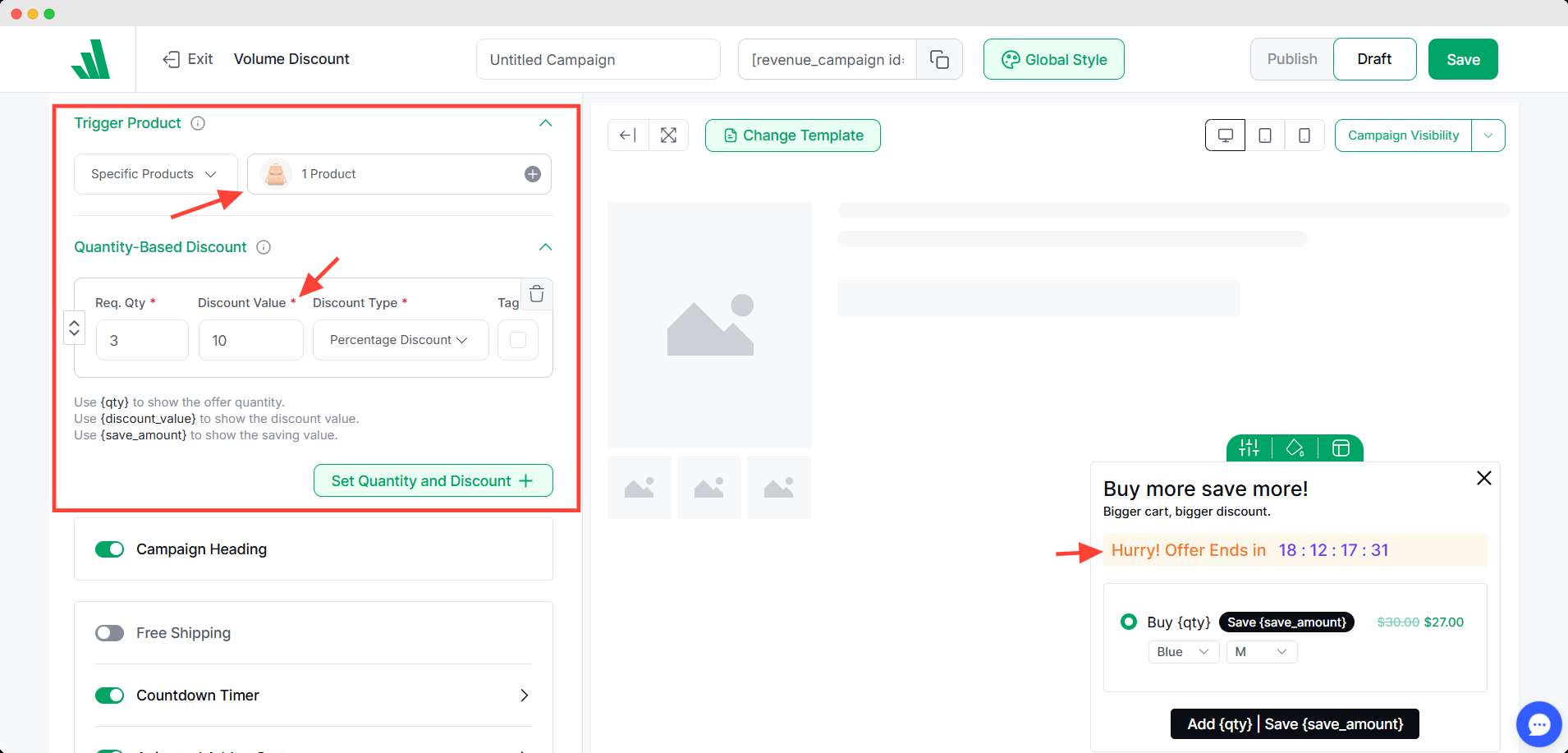 set discount percent