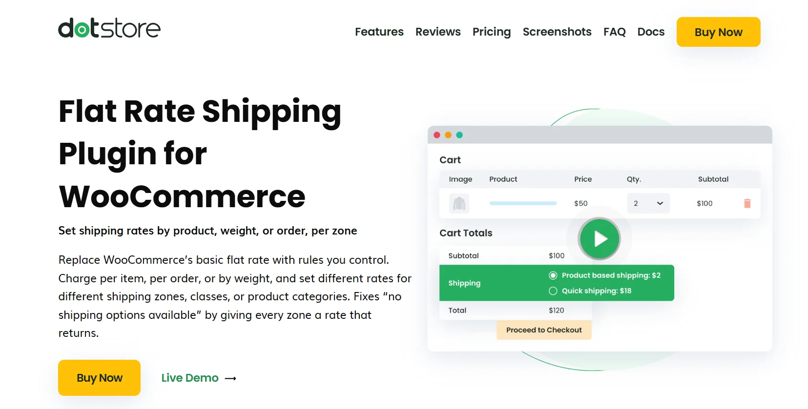 flat rate shipping plugin dotstore