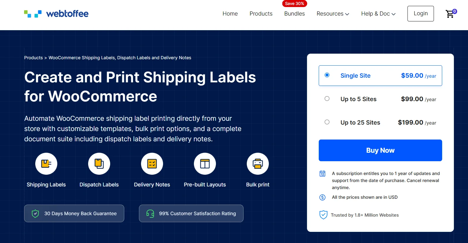 webtoffee woocommerce shipping label dispatch notes
