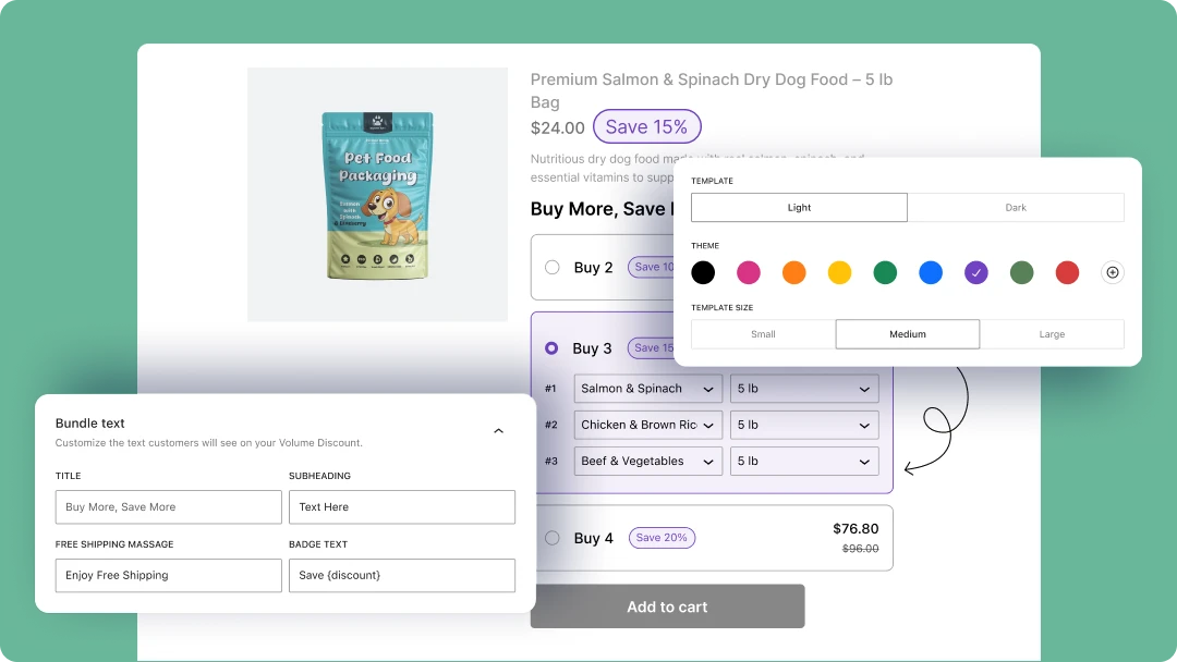 Banner image showing conversion focused bundle features in WowRevenue